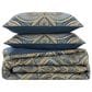 Royal Court Messina 3-Piece King/California King Comforter Set in Navy and Gold, , large