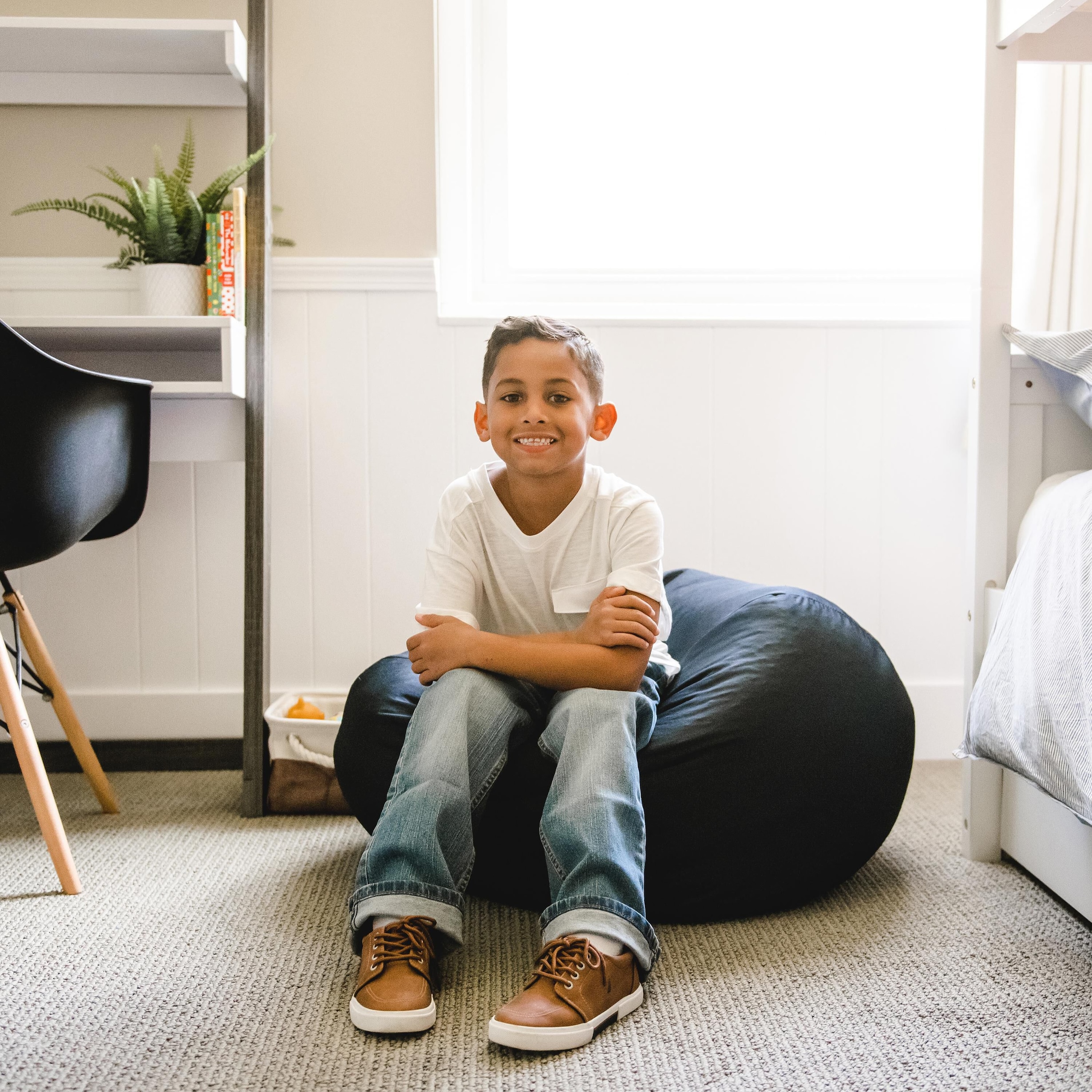 Comfort Research The Dot Bean Bag in Peat Black NFM