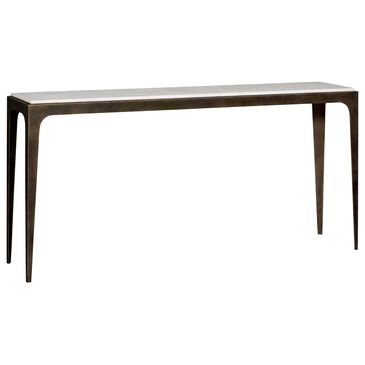 Vanguard Furniture Hancock Console Table in French Brass and Honed Agaria, , large