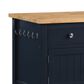 Valor Living Stirling Kitchen Cart in Blue, , large