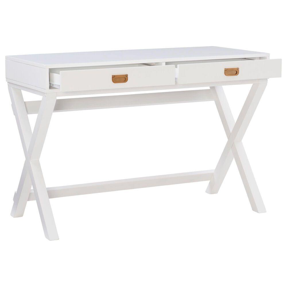 Linon Home Decor Peggy Writing Desk in White, , large
