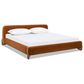 Jennifer Taylor Home Alpine King Platform Bed Frame in Burnt Orange, , large