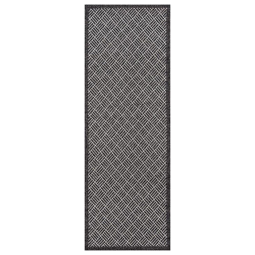 Momeni Como COM-4 2" x 10" Charcoal Performance Runner, , large