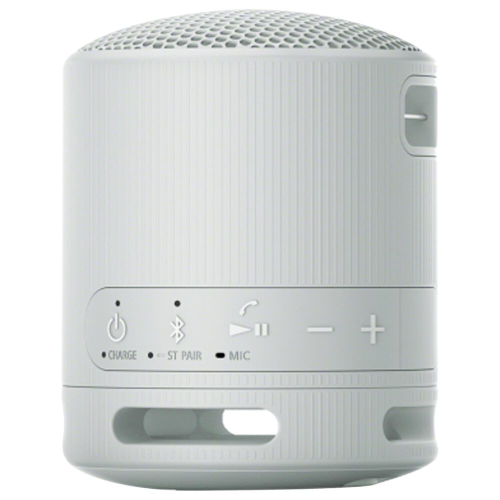 Sony XB100 Compact Bluetooth Wireless Speaker in Light Gray, , large