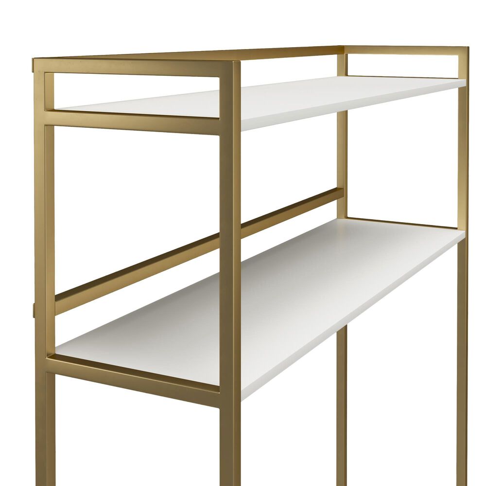 Novogratz Beverly Twin/Twin XL Over the Bed Storage in White, , large