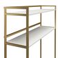 Novogratz Beverly Twin/Twin XL Over the Bed Storage in White, , large