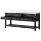 Lexora Home Norwalk 72" Double Bathroom Vanity in Black Oak with White Cultured Marble Top and Rectangle Sink, , large