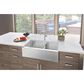 Blanco Quatrus 33" R15 Apron 1-3/4 with Low Divide Sink in Refined Brushed, , large