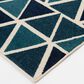 Central Oriental Terrace Tropic Isocele 2346NQ58EC.084 5" x 7"3" Snow and Turquoise Area Rug, , large