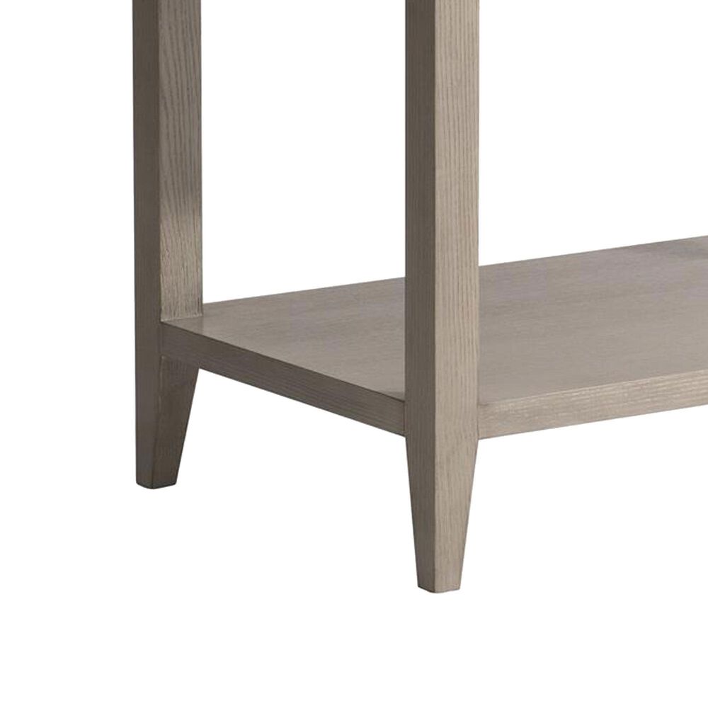 Bernhardt Cornelia Nightstand in Nebbia and Glazed Stainless Steel, , large