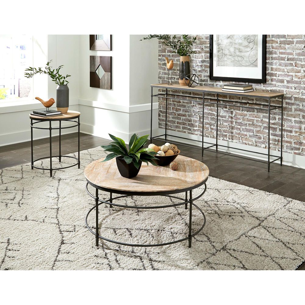 Martin Svensson Home Fenway End Table in Pickled Mango, , large