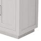 Lexora Home Abbey 30" Single Bathroom Vanity in White Oak with 2 cm White Carrara Marble Top and Rectangular Sink, , large