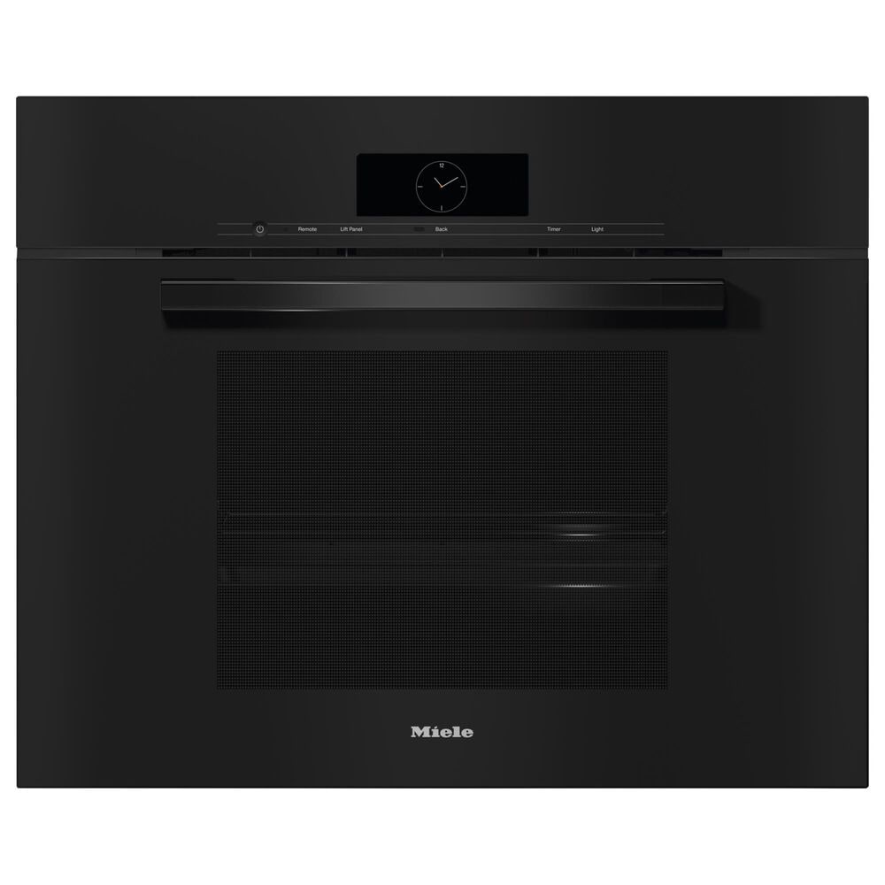 Miele 30" Single Combi-Steam Smart Electric Wall Oven in Obsidian Black, , large