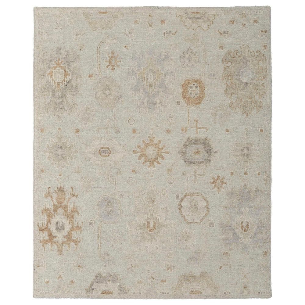 Feizy Grafton 3"6" x 5"6" Light Silver Area Rug, , large