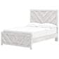 Ashley Cayboni 4 Piece Full Bedroom Set in Whitewash Paint, , large