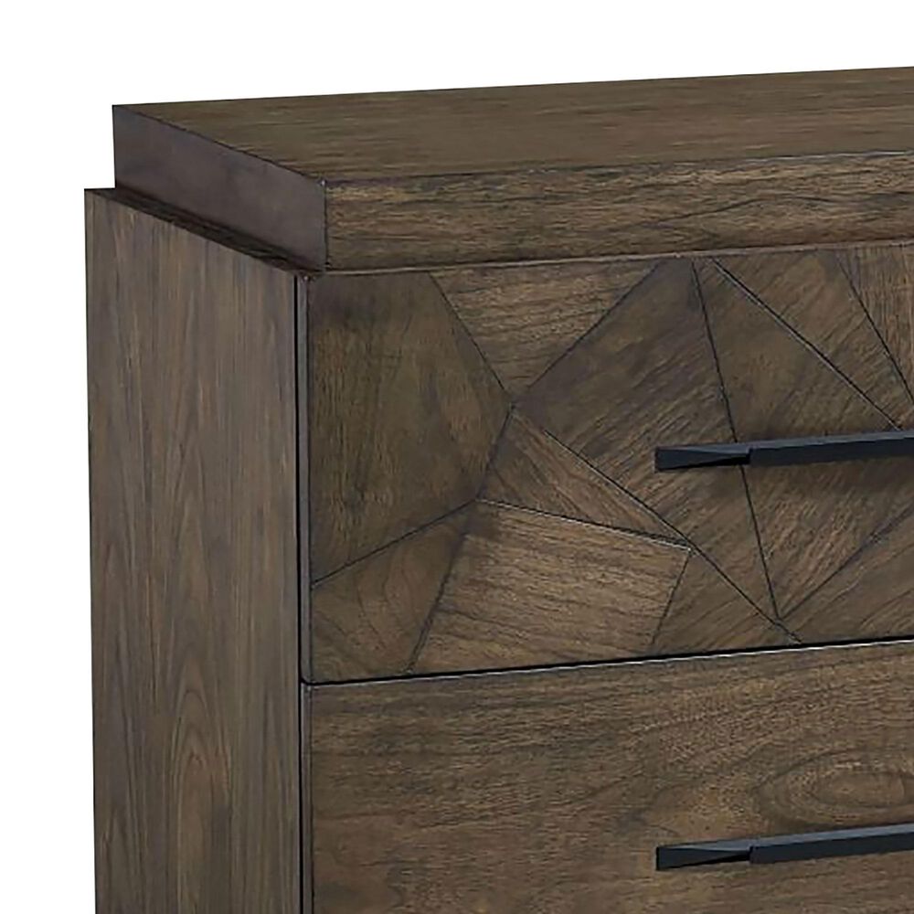 Urban Home Broderick 2 Drawer Nightstand in Wild Oats Brown, , large