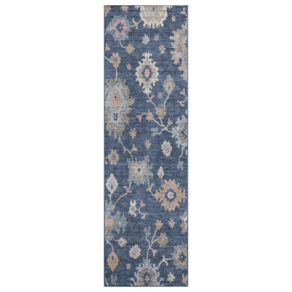 Dalyn Rug Company Hatay HY4 2"3" x 7"6" Navy Runner, , large