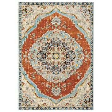 Oriental Weavers Xanadu 1332Q 6"7" x 9"6" Orange Area Rug, , large