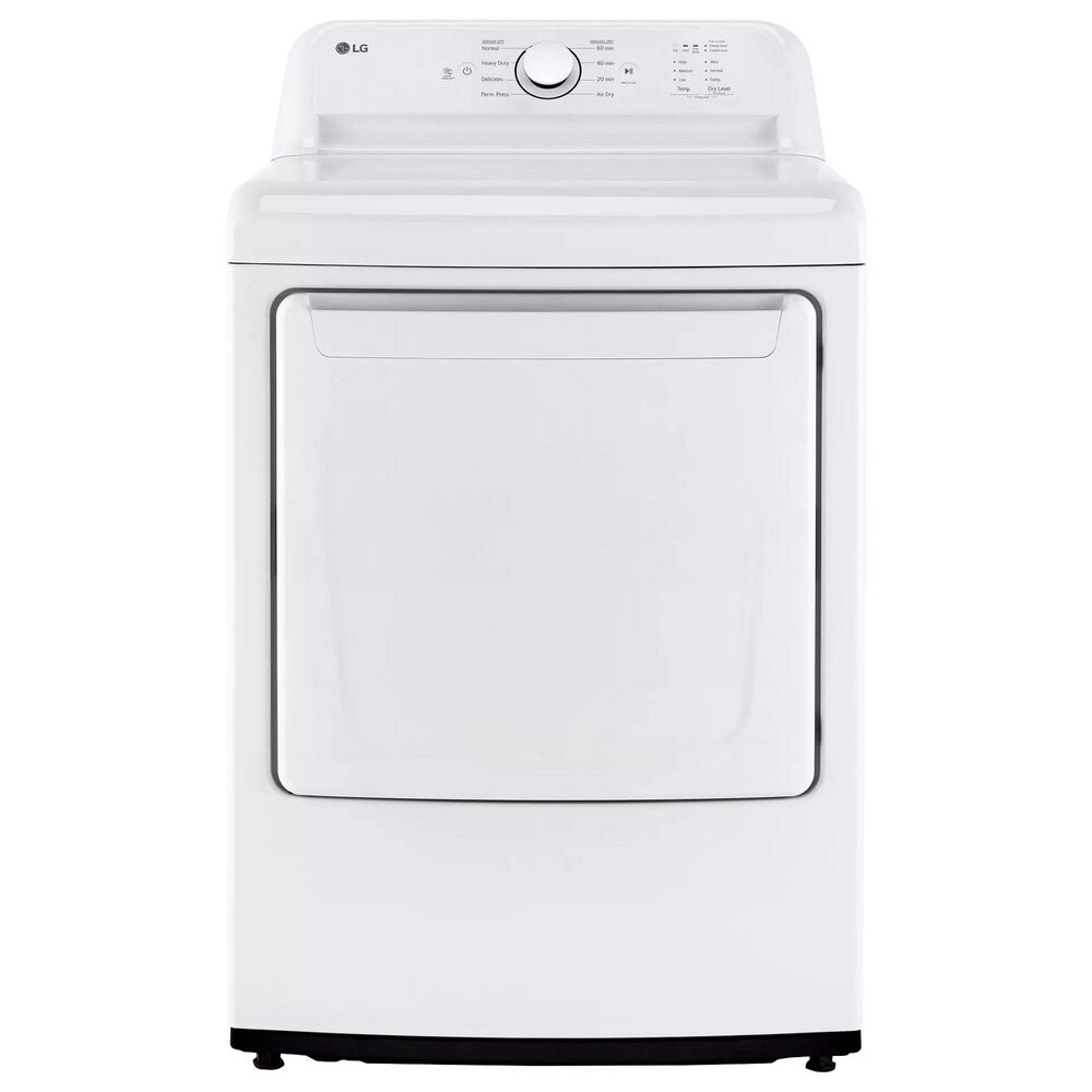 LG 7.3 Cu. Ft. Smart Gas Dryer with Sensor Dry in White, , large