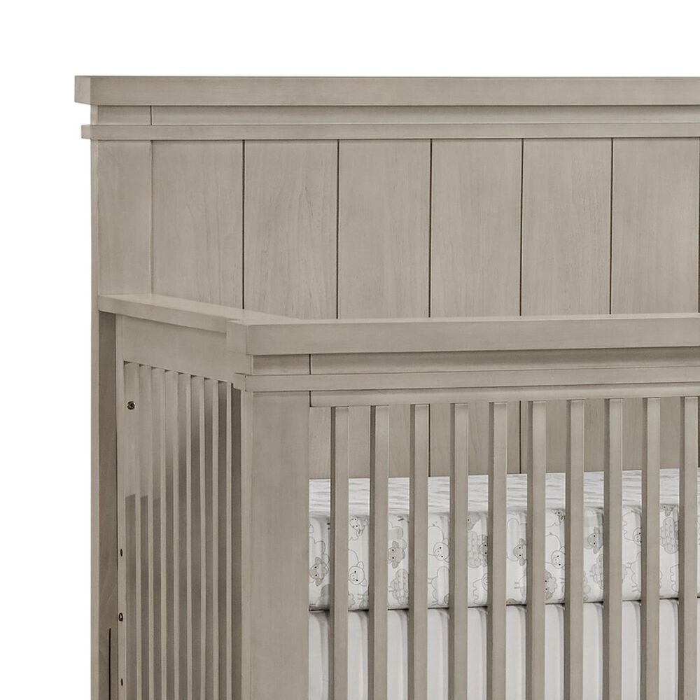 Oxford Baby Hampton 4-In-1 Convertible Crib in Stone Wash, , large