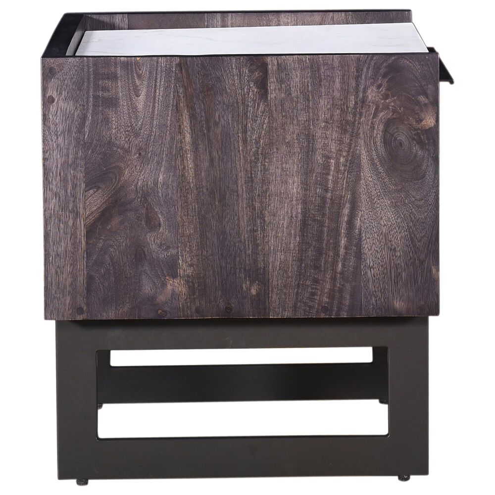 Moe&#39;s Home Collection Paloma 1 Drawer Nightstand in Grey, , large