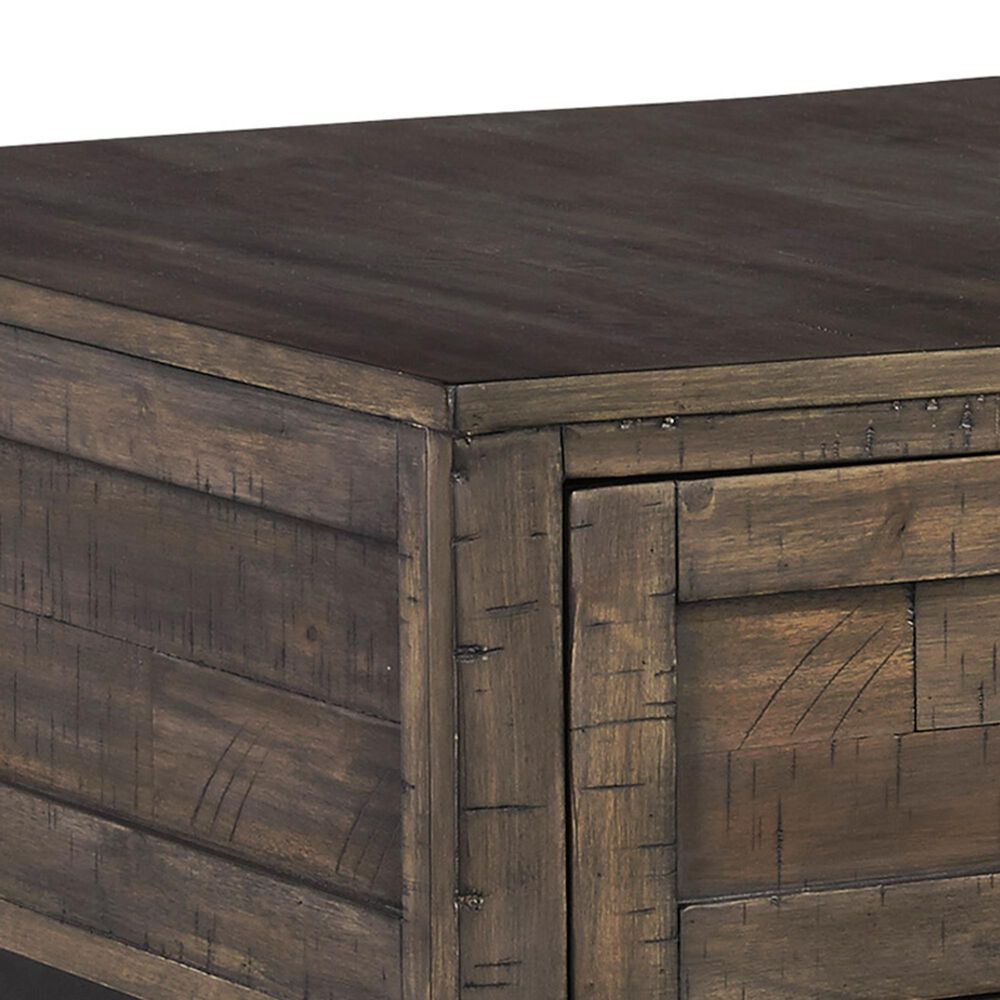 Ashley Johurst Rectangular End Table in Grayish Brown and Black, , large