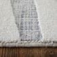 Feizy Peconic Ivory and Black 9" x 12" Area Rug, , large