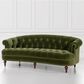 Jennifer Taylor Home La Rosa Stationary Sofa in Olive Green Velvet, , large