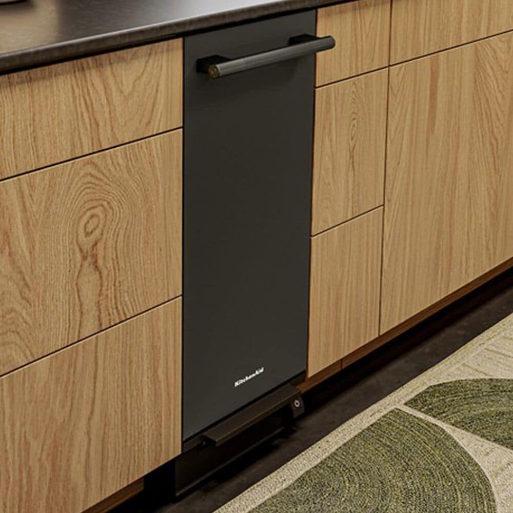 KitchenAid 15" Built-In Trash Compactor with Odor Management System in Black Ore, , large