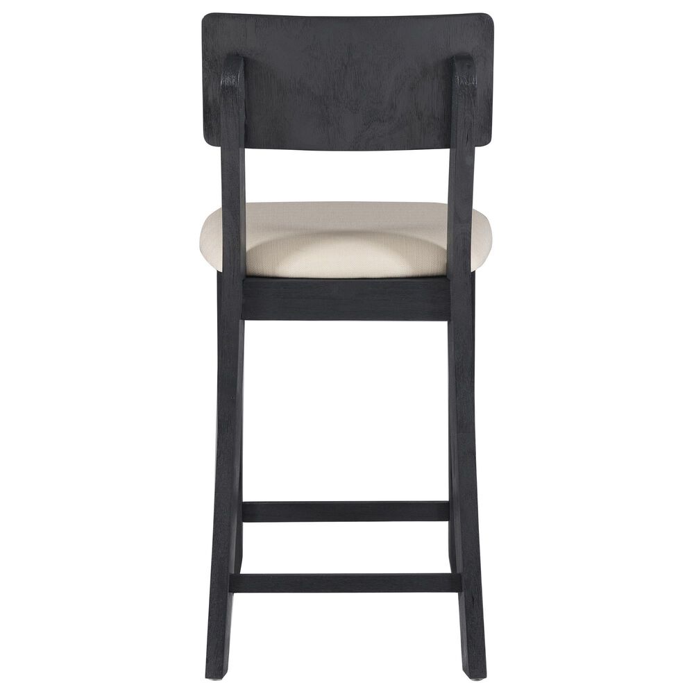 Linon Home Decor Jorissen Counter Stool in Dark Charcoal, , large