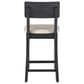 Linon Home Decor Jorissen Counter Stool in Dark Charcoal, , large
