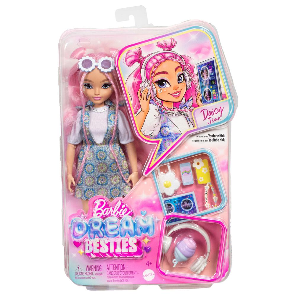 Barbie Daisy Jean Doll with Accessories in Pink, White and Blue, , large