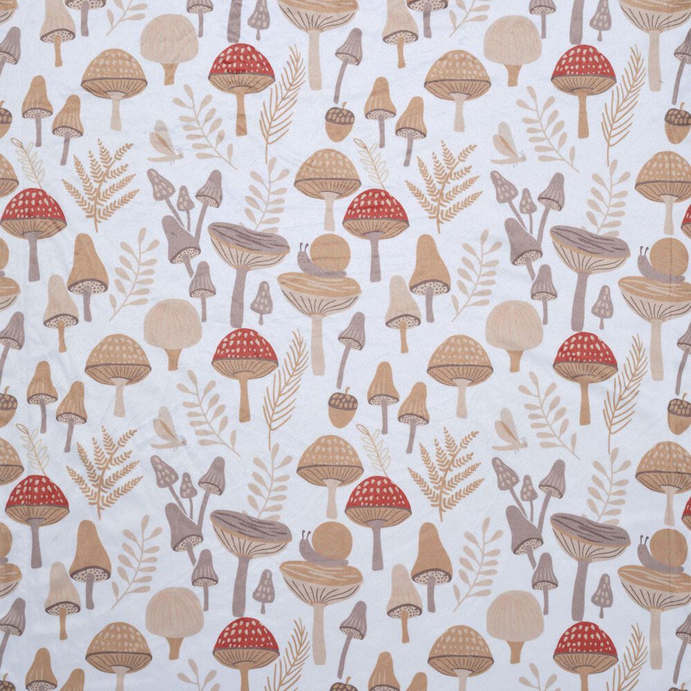 Lambs &amp; Ivy Mushroom Baby Blanket in Multicolor, , large