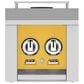 Hestan 12" Built-In Natural Gas Double Side Burner for Cart in Sol, , large