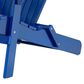 Hearth and Haven Malibu Outdoor Folding Adirondack Chair in Blue, , large