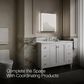 Kohler Maxstow 22" x 24" Lighted Medicine Cabinet in Dark Anodized Aluminum, , large