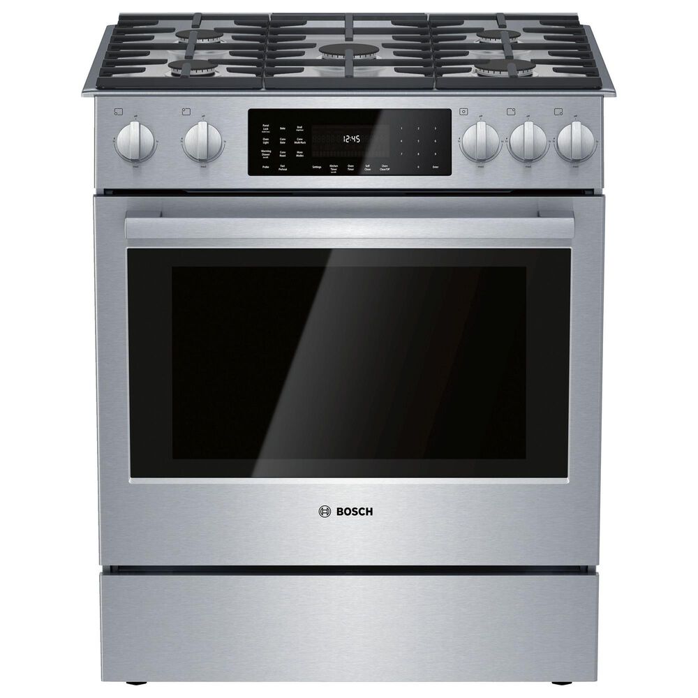 Bosch 4.6 Cu. Ft. Dual Fuel Slide-In Range in Stainless Steel, , large