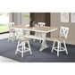 Urban Styles Highland Swivel Counter Stool in Whitewash and Natural, , large