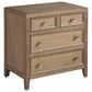 Universal Furniture Weekender 5-Piece King Panel Bedroom Set in Sand Dune and Natural, , large