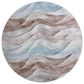 Dalyn Rug Company Pacifica PA3 8" Round Mocha Area Rug, , large