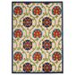 Nourison Aloha ALH19 3"6" x 5"6" Blue and Multicolor Indoor/Outdoor Area Rug, , large