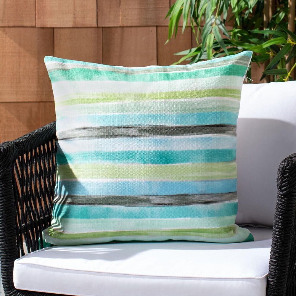 Safavieh Olie 18" Pillow in Multi-Green, , large