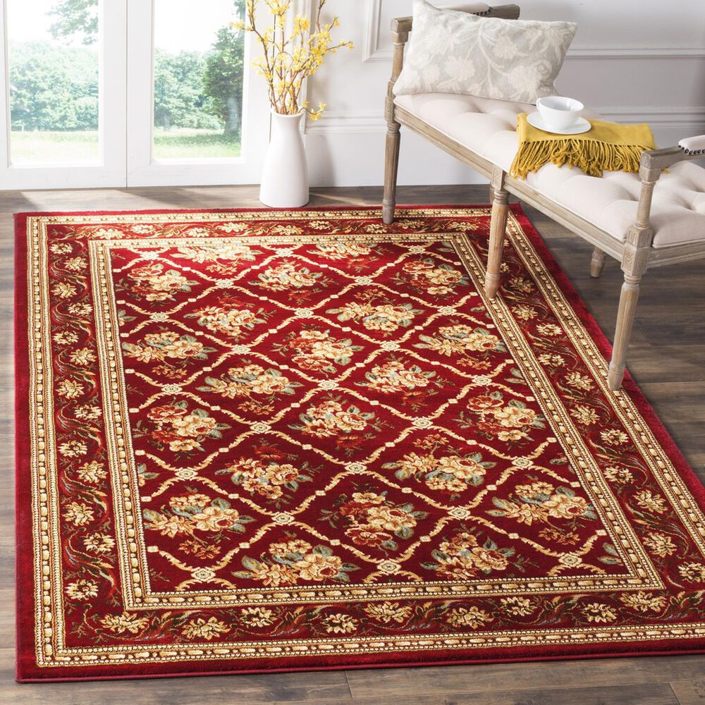 Safavieh Lyndhurst 5&#39;3&quot; x 7&#39;6&quot; Red Area Rug, , large