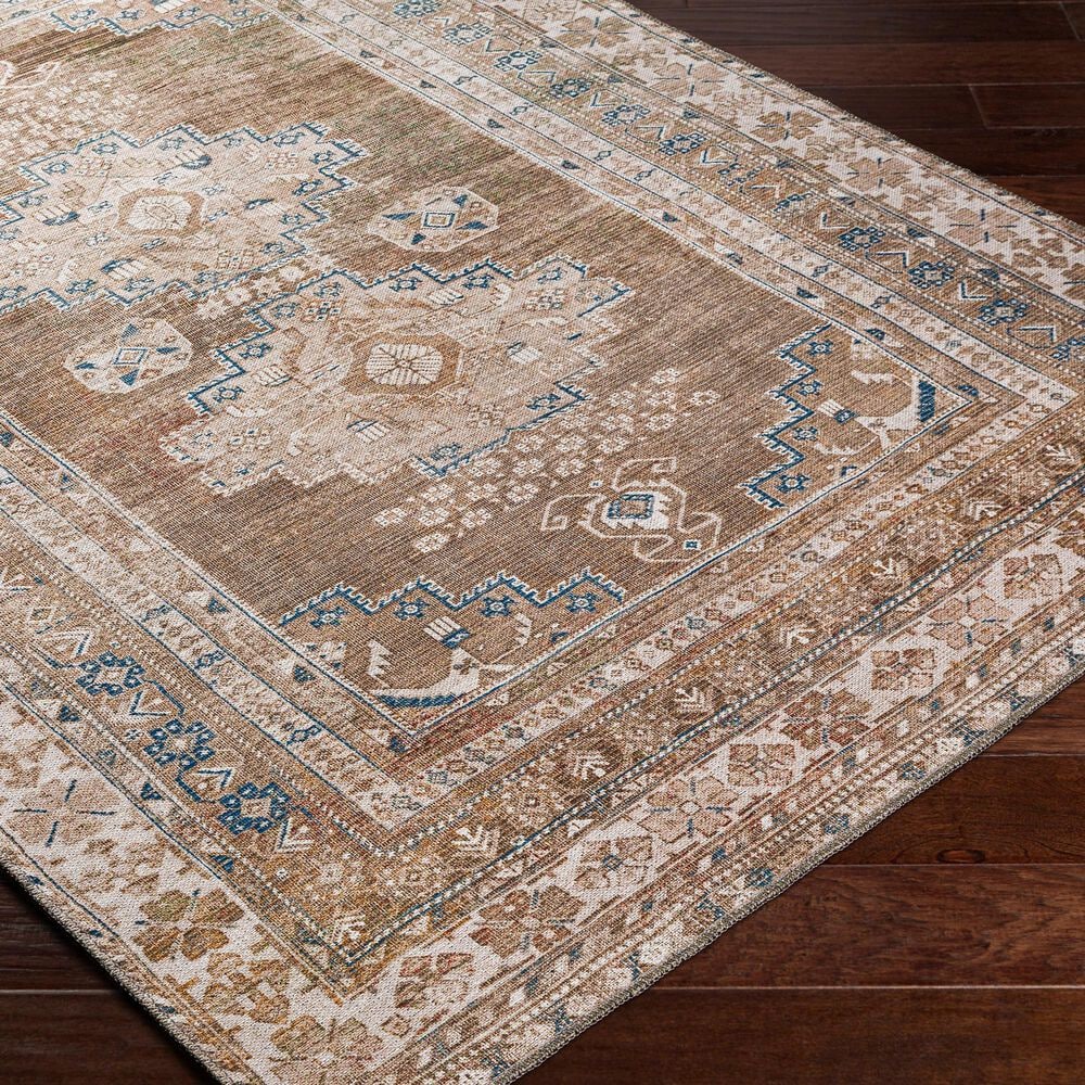 Surya Colin 6&#39;7&quot; x 9&#39; Dusty Sage, Light Beige, Blue and Cream Area Rug, , large