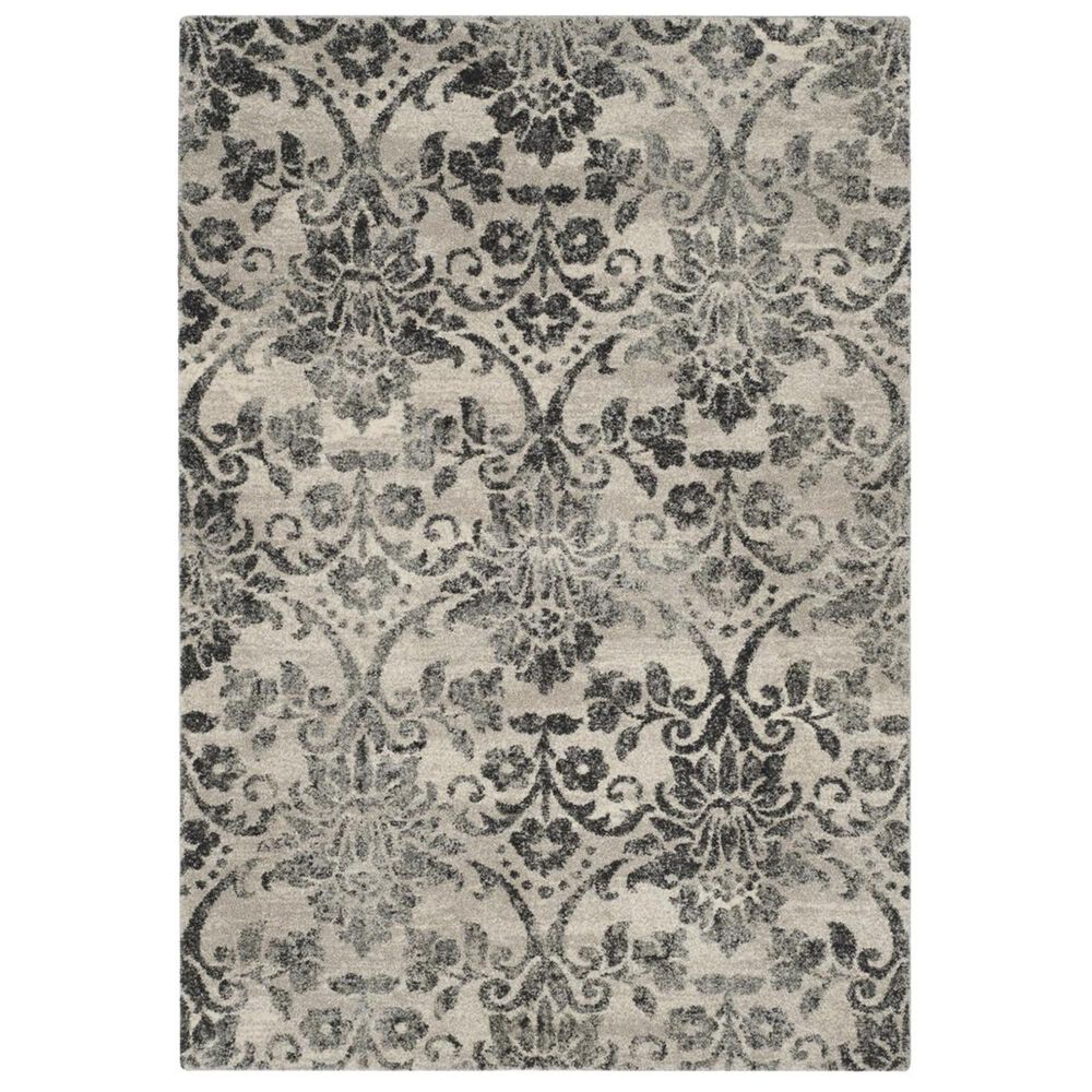 Safavieh Retro RET2184-1180 4" x 6" Cream and Grey Area Rug, , large