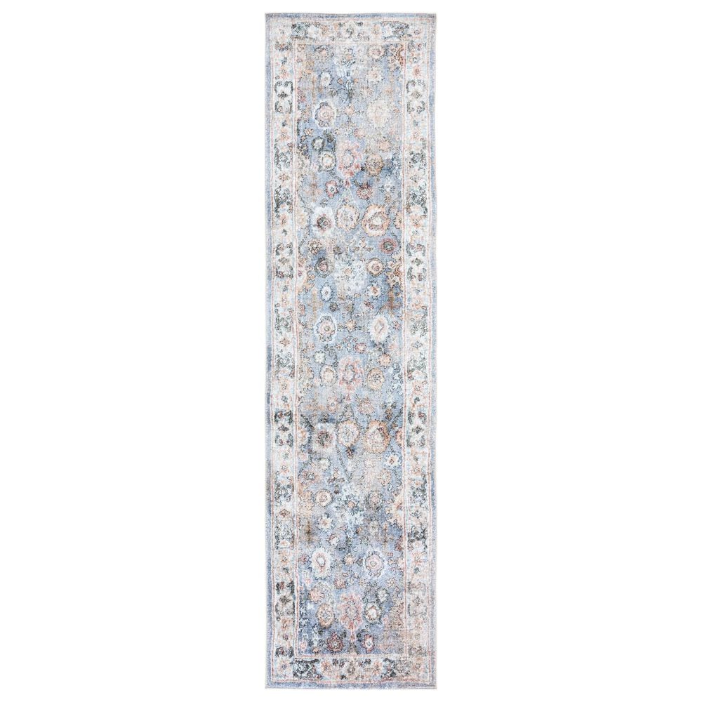 Safavieh Jasmine 2"2" x 9" Blue and Gold Runner, , large
