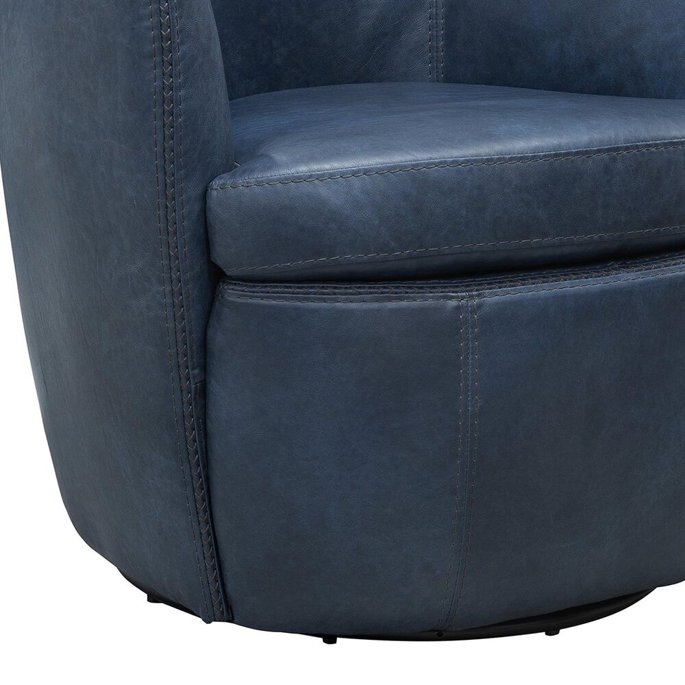 Parker House Barolo Swivel Chair in Vintage Navy (Set of 2), , large