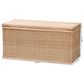 Baxton Studio Caden Storage Bench in Natural, , large