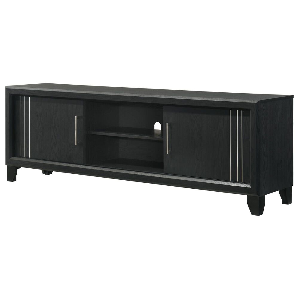 Crown Mark Charlie 71" TV Stand in Charcoal, , large