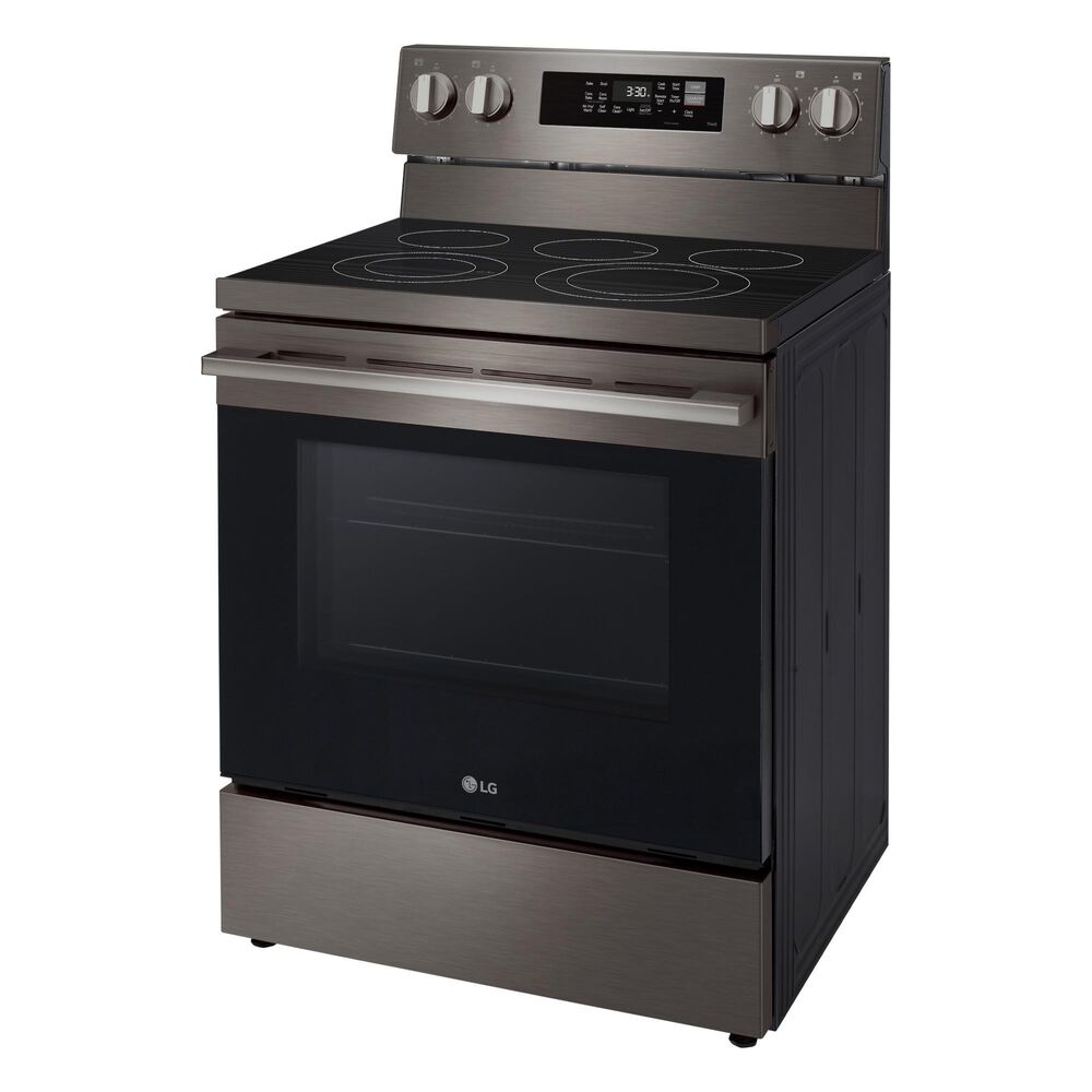 LG 6.3 Cu. Ft. Freestanding Electric Range in Black Stainless Steel, , large